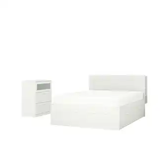 IKEA Brimnes schlafzimmermöbel 2er-set weiß 180x200 cm Angebot