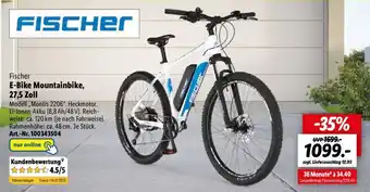 Lidl Fischer E-Bike Mountainbike, 27,5 Zoll ,,Montis 2206" Angebot