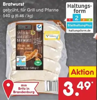 Netto Marken-Discount Bratwurst 540 g Angebot