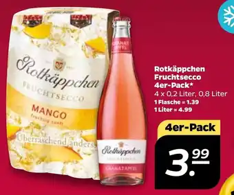 NETTO Rotkäppchen Fruchtsecco 4er Pack 4x0,2L Angebot