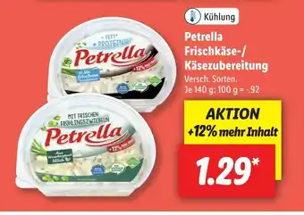 Lidl Petrella Frischkase-/ Kasezubereitung 140 g Angebot