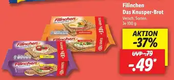 Lidl Filinchen Das Knusper-Brot 100 g Angebot