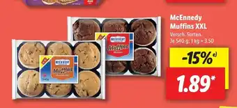 Lidl McEnnedy Muffins XXL 540 g Angebot