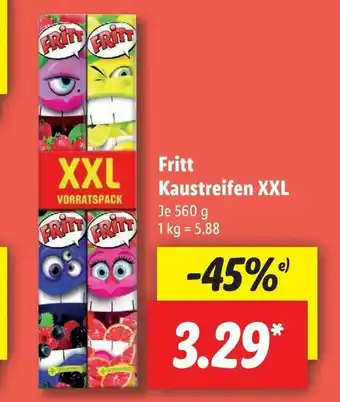 Lidl Fritt Kaustreifen XXL 1 kg Angebot