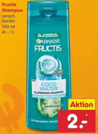 Netto Marken-Discount Fructis Shampoo 250 ml Angebot