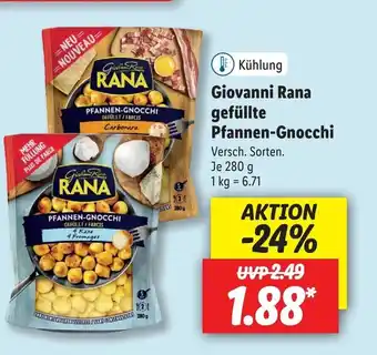 Lidl Giovanni Rana Gefullte Pfannen-Gnocchi 280 g Angebot