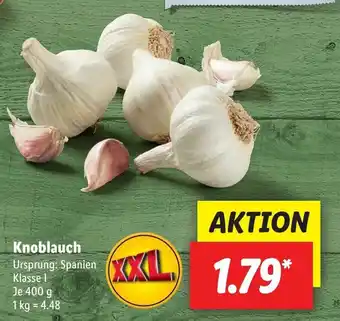 Lidl Knoblauch 400g Angebot