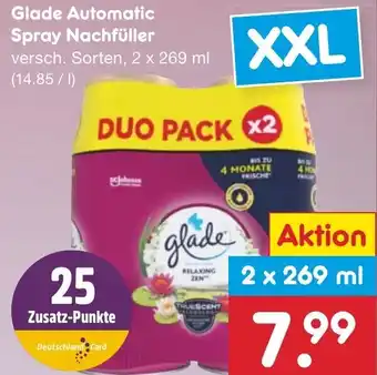 Netto Marken-Discount Glade Automatic Spray Nachfüller 2x269 ml Angebot