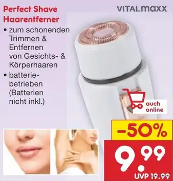 Netto Marken-Discount VITALMAXX Perfect Shave Haarentferner Angebot