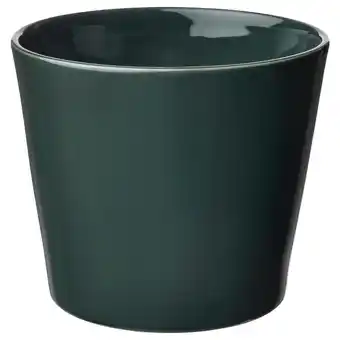 IKEA Skogsvinbär übertopf drinnen/draußen schwarzgrün 15 cm Angebot