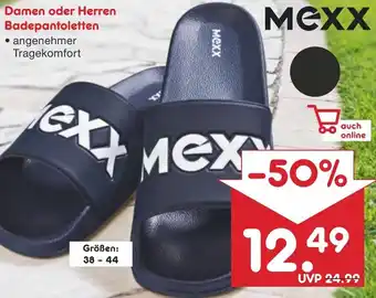 Netto Marken-Discount Mexx Damen oder Herren Badepantoletten Angebot