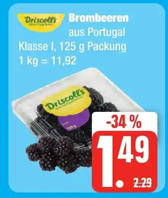 Edeka Frischemarkt Driscoll's Brombeeren 125g Angebot