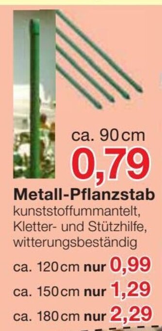 Jawoll Metall-Pflanzstab ca. 90 cm Angebot