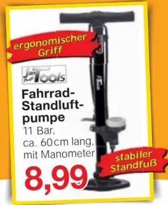 Jawoll Fahrrad-Standluft-pumpe ca. 60 cm lang Angebot