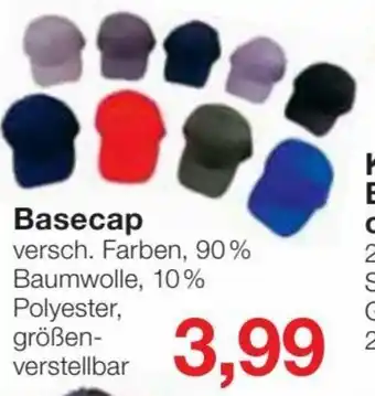 Jawoll Basecap Angebot