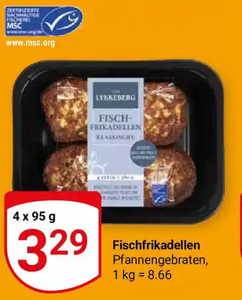 Globus Fischfrikadellen Pfannengebraten, 4*95g Angebot