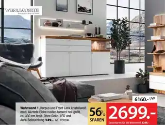 Zurbrüggen VENJAKOB Wohnwand Angebot