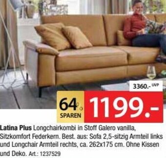 Zurbrüggen Latina Plus Longchairkombi Angebot