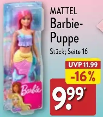 Aldi Nord MATTEL Barbie Puppe Angebot