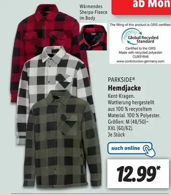 Lidl Parkside hemdjacke Angebot