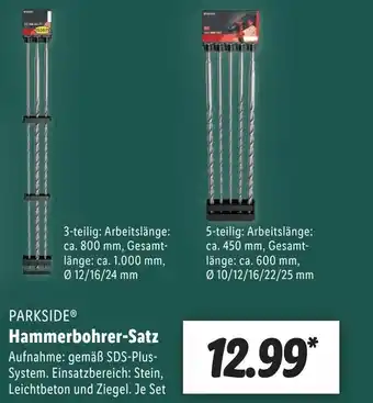 Lidl Parkside hammerbohrer-satz Angebot