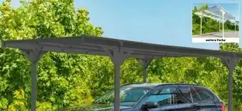 Netto Marken-Discount Aluminium-Flachdach Carport Helsinki Angebot