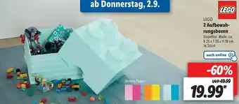 Lidl Lego 2 aufbewah- rungsboxen Angebot