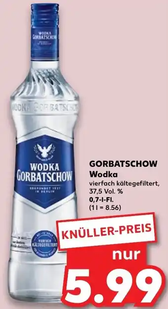 Kaufland GORBATSCHOW Wodka 0,7 L-Fl. Angebot