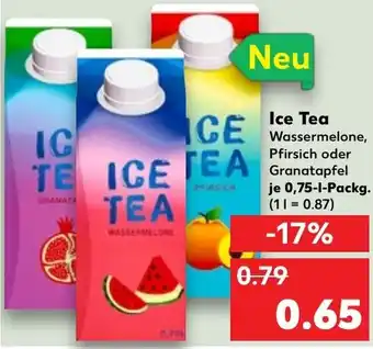 Kaufland Ice Tea 0,75-L-Packg. Angebot