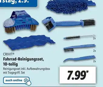 Lidl Fahrrad-reinigungsset, 10-tilig Angebot