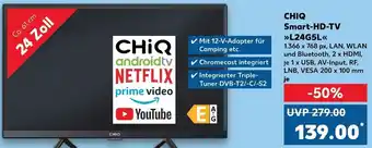 Kaufland CHIQ Smart-HD-TV >>L24G5L<< Angebot