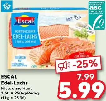 Kaufland ESCAL Edel-Lachs 250 g Packg. Angebot