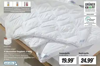 Lidl 4-jahreszeiten-steppbett, 2-tilig Angebot