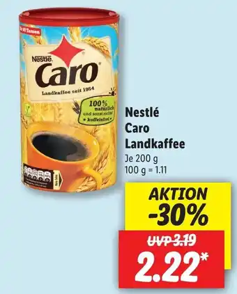 Lidl Nestle caro landkaffee Angebot