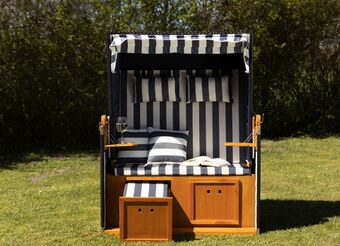 Thomas Philipps Strandkorb ostsee deluxe blau/weiß Angebot