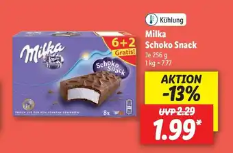 Lidl Milka schoko snack 256g Angebot