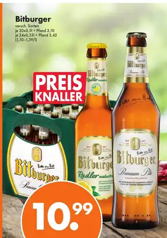 Trink und Spare Bitburger 20*500/24*330ml Angebot