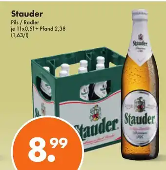 Trink und Spare Stauder Pils / Radler je 11x0,5l Angebot