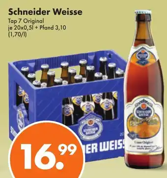 Trink und Spare Schneider Weisse Tap 7 Original je 20x0,5l Angebot