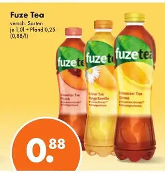 Trink und Spare Fuze Tea 1L Angebot