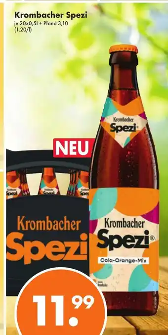 Trink und Spare Krombacher Spezi 20*500ml Angebot