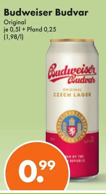 Trink und Spare Budweiser Budvar Original 500ml Angebot