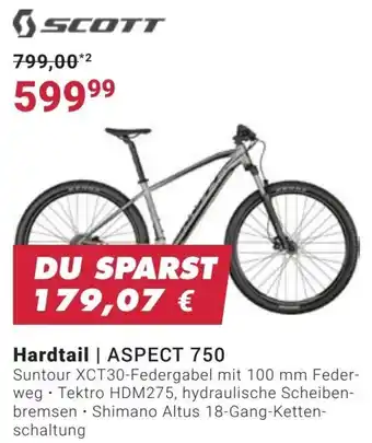 Fahrrad XXL SCOTT Hardtail | ASPECT 750 Angebot