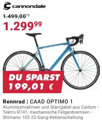 Fahrrad XXL cannondale Rennrad | CAAD OPTIMO 1 Angebot