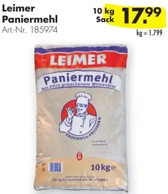 Handelshof Leimer Paniermehl 10 kg Sack Angebot