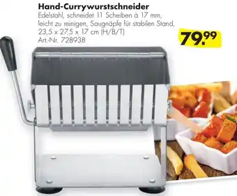 Handelshof HENDI Hand-Currywurstschneider Angebot