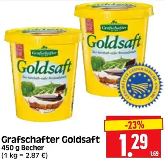 Edeka Herkules Grafschafter Goldsaft 450 g Becher Angebot