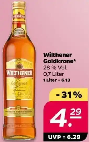 NETTO Wilthener Goldkrone 0,7 Liter Angebot