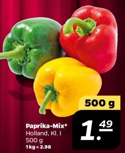 PaprikaMix 500 g Angebot bei NETTO
