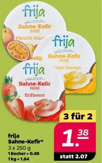 NETTO frija Sahne-Kefir* 3 x 250 g Angebot